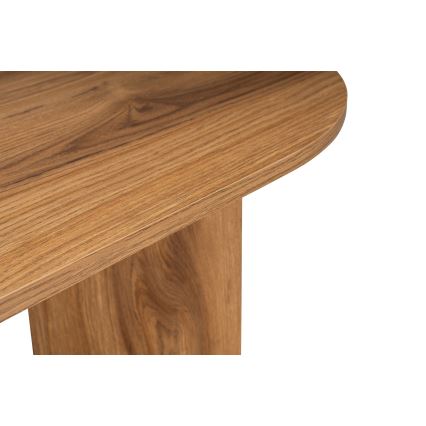 Mesa de centro OVAL 60x120 cm castanho