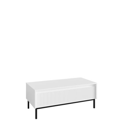 Mesa de centro OZMI 100x40 cm branca