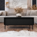Mesa de centro OZMI 100x40 cm preta