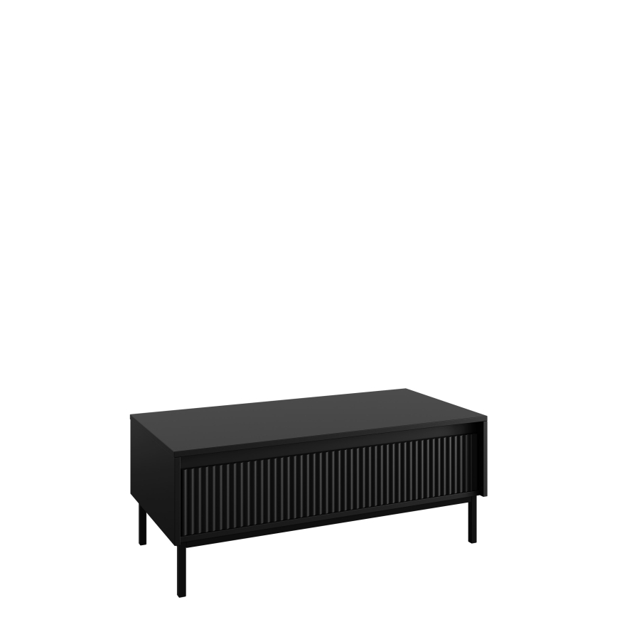 Mesa de centro OZMI 100x40 cm preta