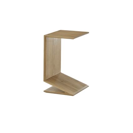 Mesa de centro PRISM 60x40 cm com ajuste vertical/horizontal em carvalho