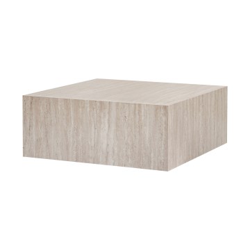 Mesa de centro PRIZMA 90x90 cm bege