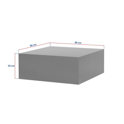 Mesa de centro PRIZMA 90x90 cm bege