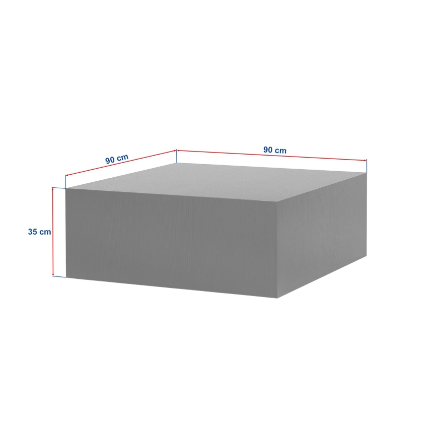 Mesa de centro PRIZMA 90x90 cm bege