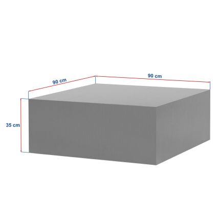 Mesa de centro PRIZMA 90x90 cm carvalho