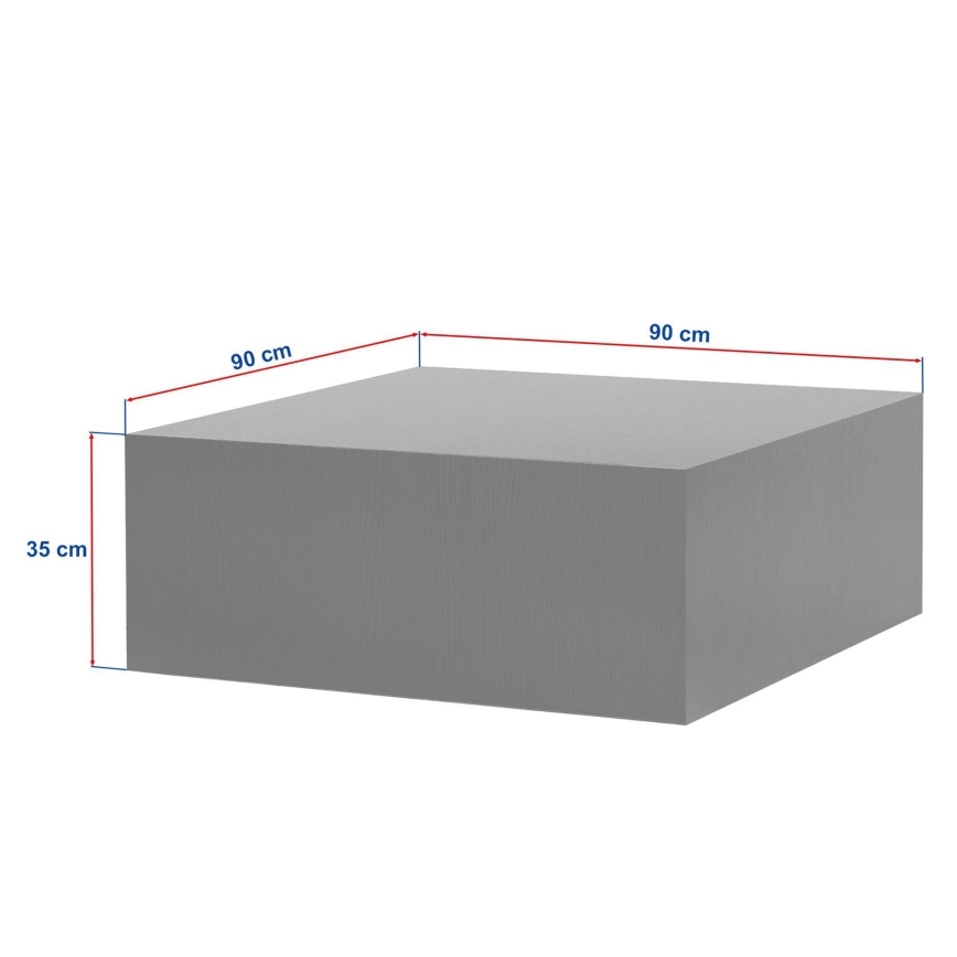Mesa de centro PRIZMA 90x90 cm carvalho