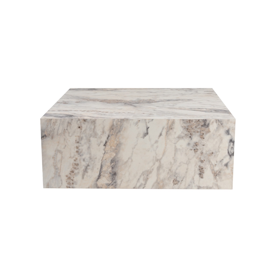 Mesa de centro PRIZMA 90x90 cm em mármore