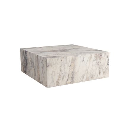 Mesa de centro PRIZMA 90x90 cm em mármore