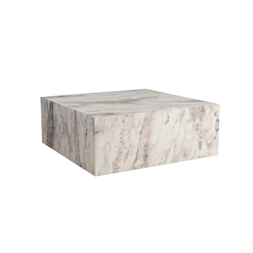 Mesa de centro PRIZMA 90x90 cm em mármore
