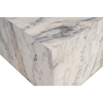 Mesa de centro PRIZMA 90x90 cm em mármore