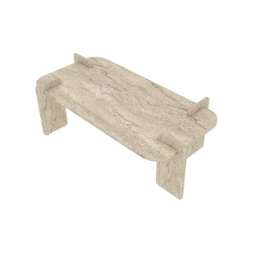 Mesa de centro PURO 120x60 cm bege