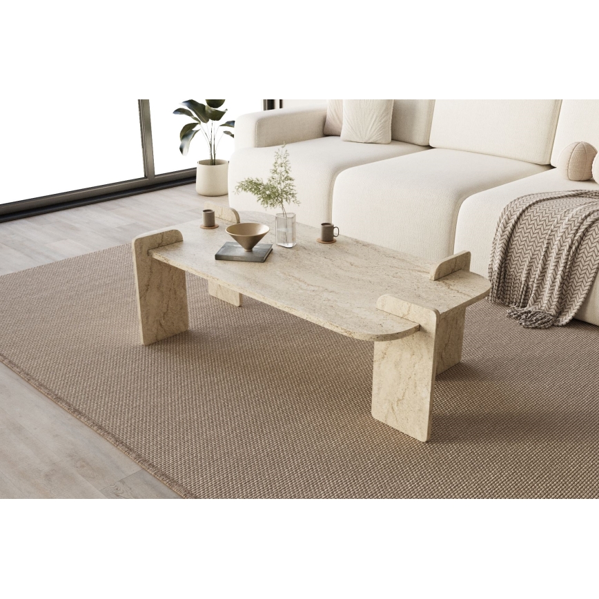 Mesa de centro PURO 120x60 cm bege