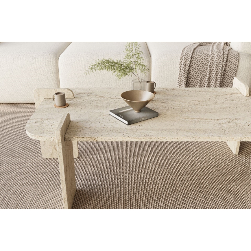 Mesa de centro PURO 120x60 cm bege