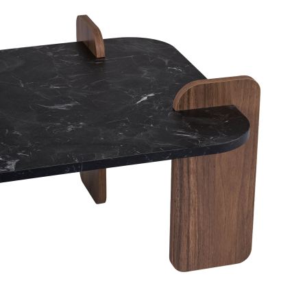 Mesa de centro PURO 120x60 cm nogueira/preto