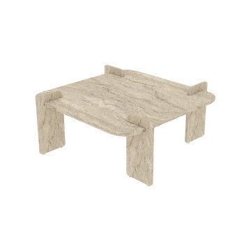 Mesa de centro PURO 90x90 cm bege