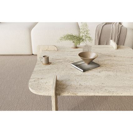 Mesa de centro PURO 90x90 cm bege