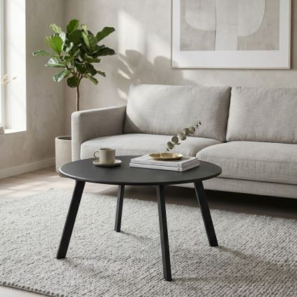 Mesa de centro REVE 40x70 cm preta