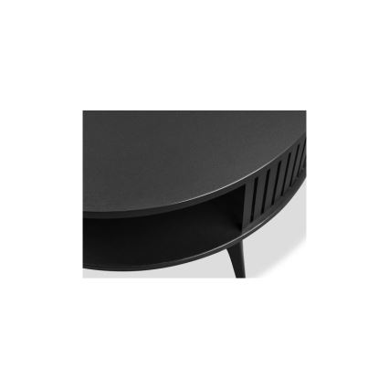 Mesa de centro ROENNI 44x75 cm preto/branco
