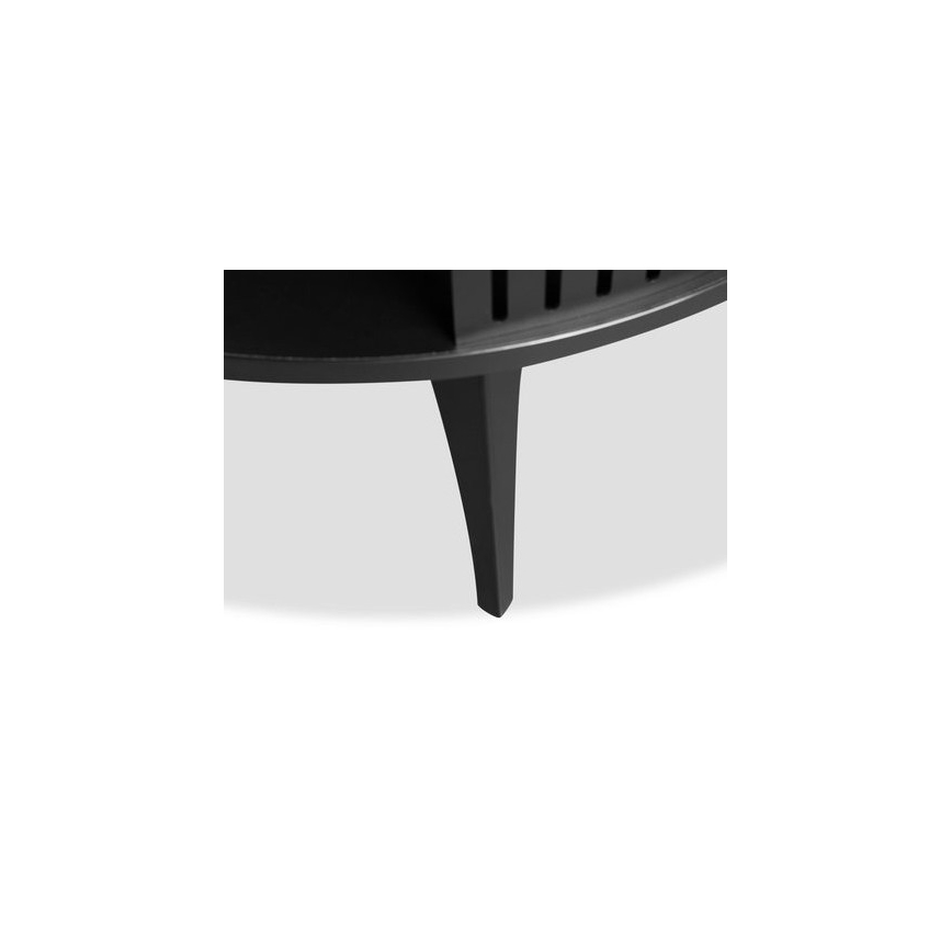 Mesa de centro ROENNI 44x75 cm preto/dourado carvalho