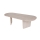 Mesa de centro ROND 130x65 cm bege