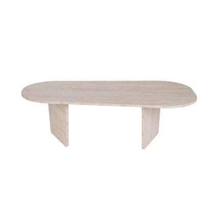 Mesa de centro ROND 130x65 cm bege