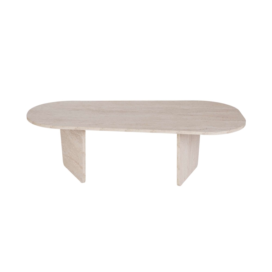 Mesa de centro ROND 130x65 cm bege