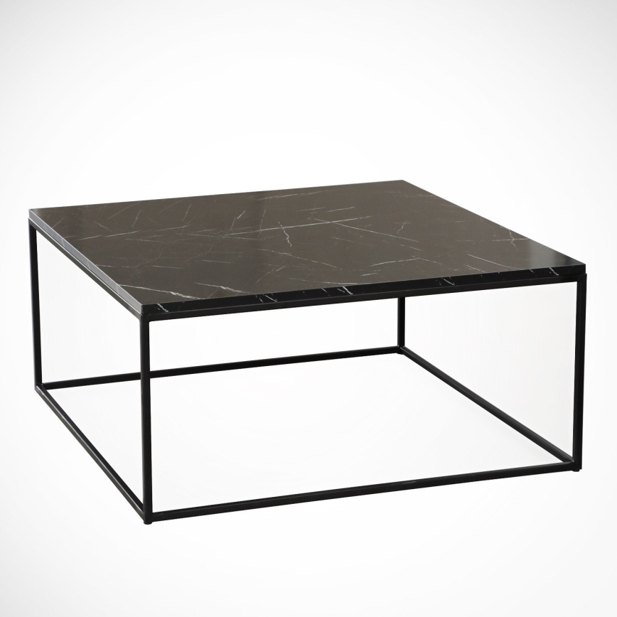 Mesa de centro ROYAL 43x75 cm preto