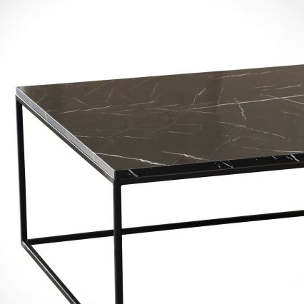 Mesa de centro ROYAL 43x75 cm preto