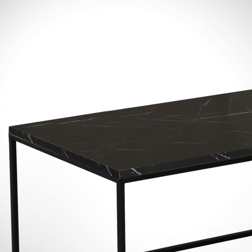Mesa de centro ROYAL 43x95 cm preto