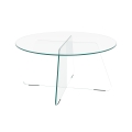 Mesa de centro SANOS 80 cm, transparente