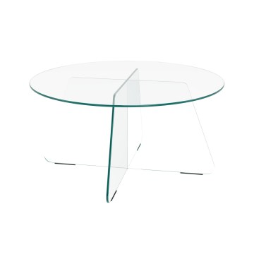 Mesa de centro SANOS 80 cm, transparente