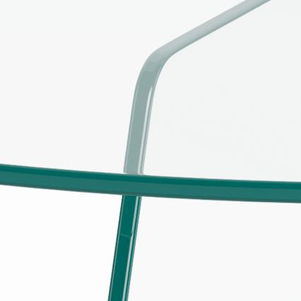 Mesa de centro SANOS 80 cm, transparente