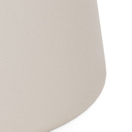 Mesa de centro SANTORINI Ø 45 cm travertino/cinzento/cerâmica