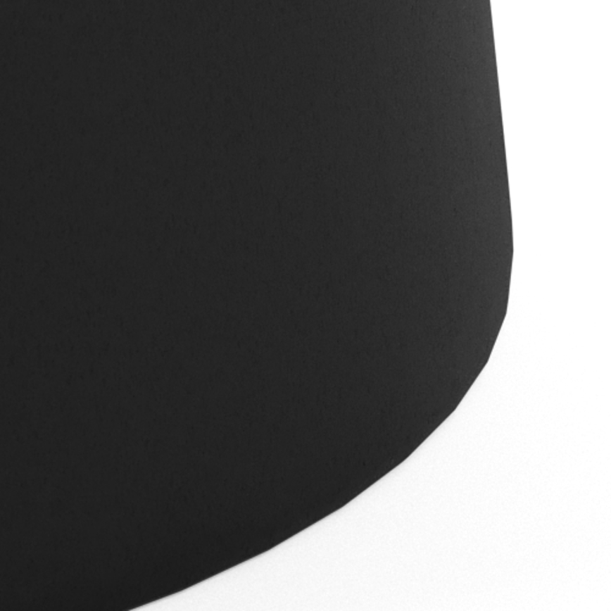 Mesa de centro SANTORINI Ø 70 cm branca/preta/cerâmica