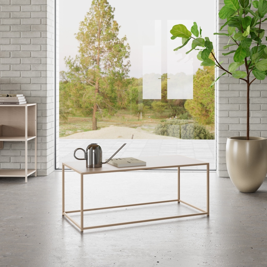 Mesa de centro SARON 100x50 cm cinzenta