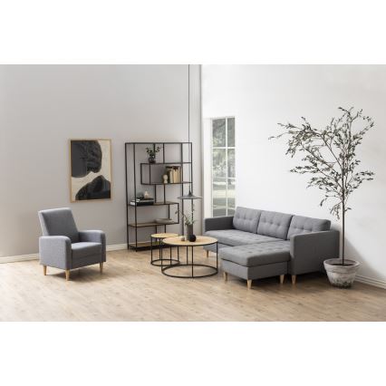 Mesa de centro SARON carvalho/preto