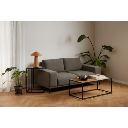 Mesa de centro SARON carvalho/preto