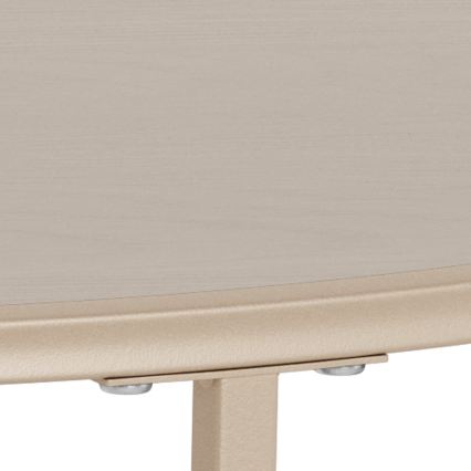 Mesa de centro SARON, diâmetro 80 cm, cinzenta