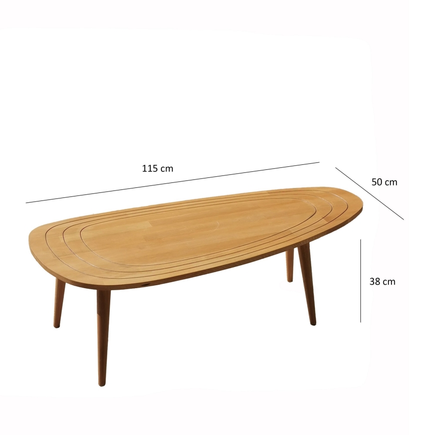 Mesa de centro SISI castanha
