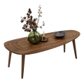 Mesa de centro SISI em nogueira