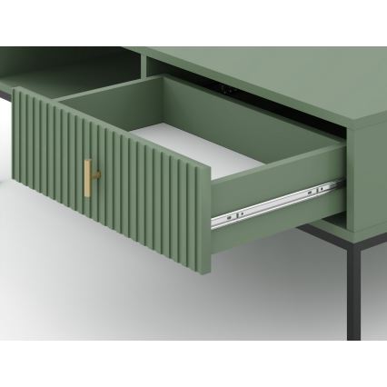 Mesa de centro SUE verde/preta