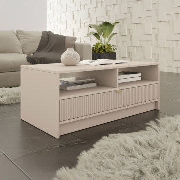 Mesa de centro TIRENO 100x40 cm bege
