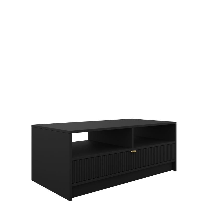 Mesa de centro TIRENO 100x40 cm preta