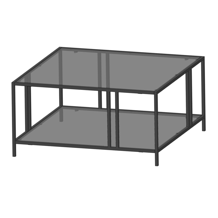 Mesa de centro URANUS 40x80 cm preto