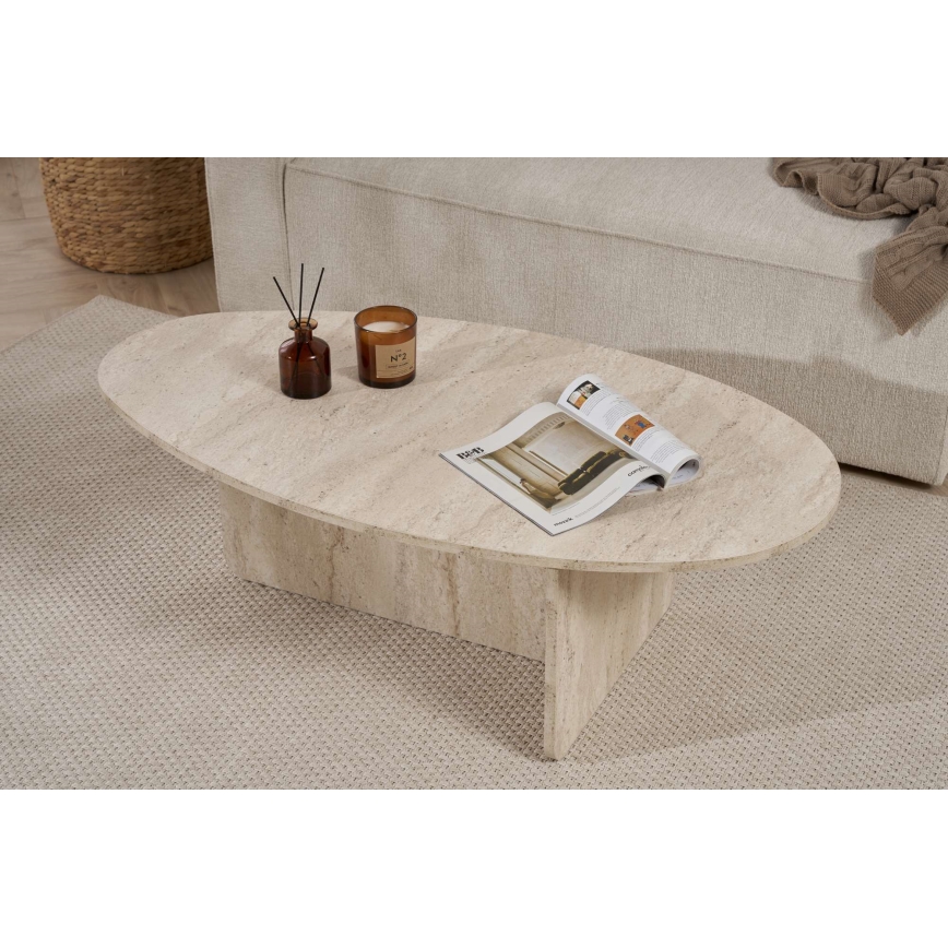 Mesa de centro VARUM 120x65 cm bege