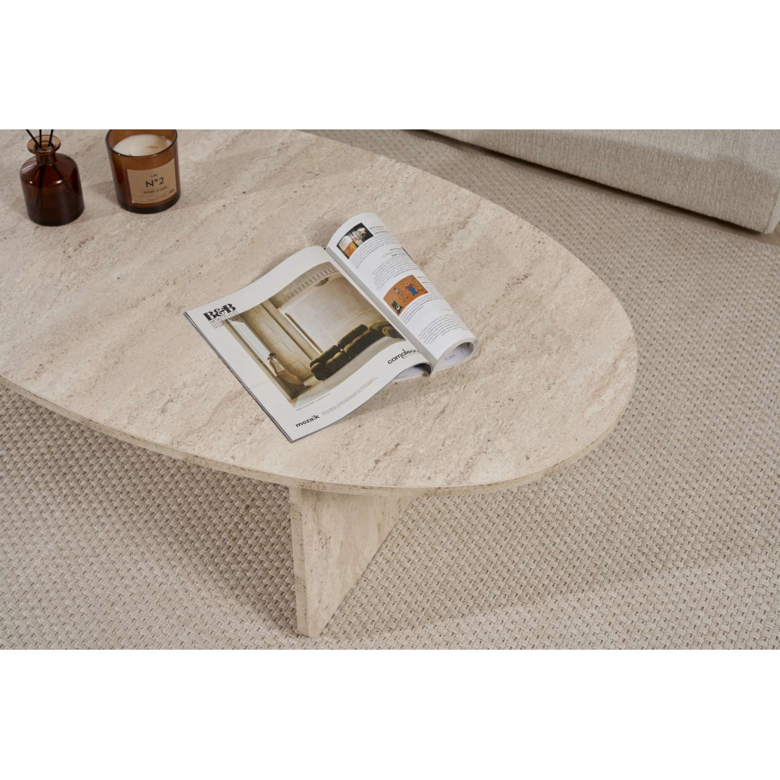 Mesa de centro VARUM 120x65 cm bege