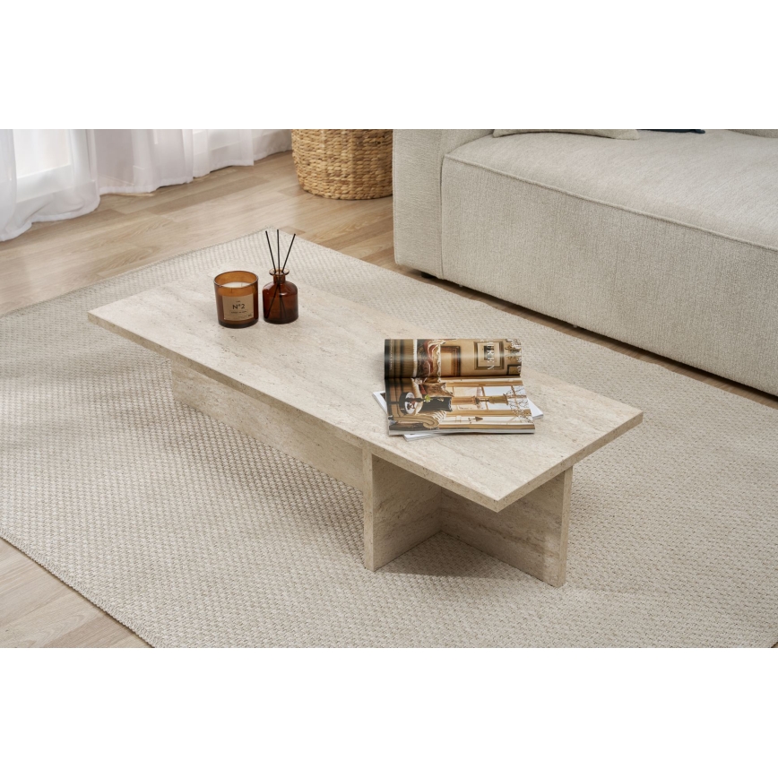 Mesa de centro VERUM 120x45 cm bege