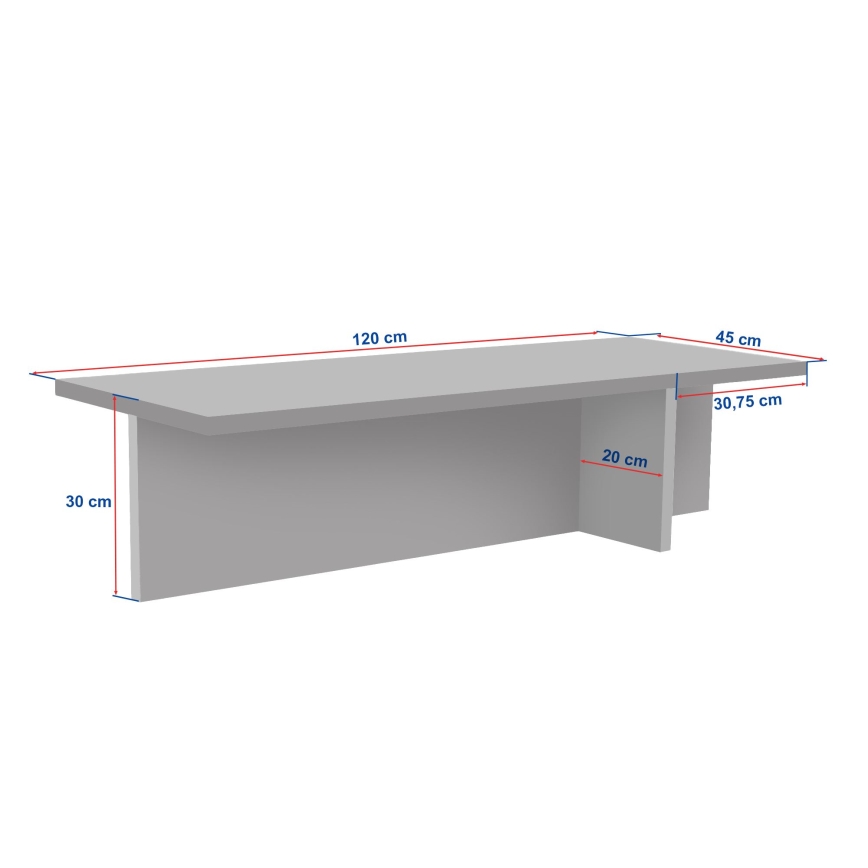 Mesa de centro VERUM 120x45 cm bege
