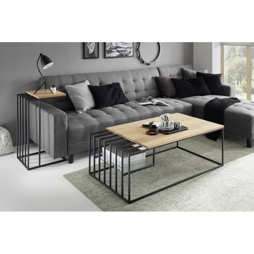 Mesa de centro ZAIRA em carvalho