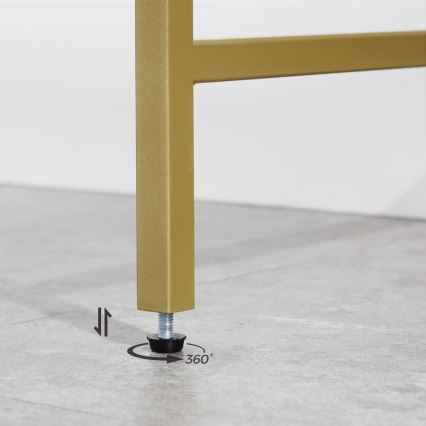 Mesa de consola CIREL dourada